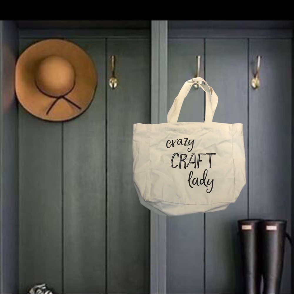 Crazy. Craft Lady reusable bag made in India